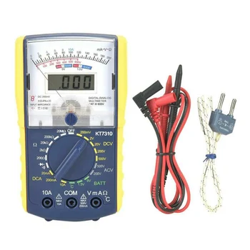 

KT7310 Portable Digital Analog Safe Current Multimeter Tester Overload Protection High Accuracy Voltage Handhold Measuring Tool