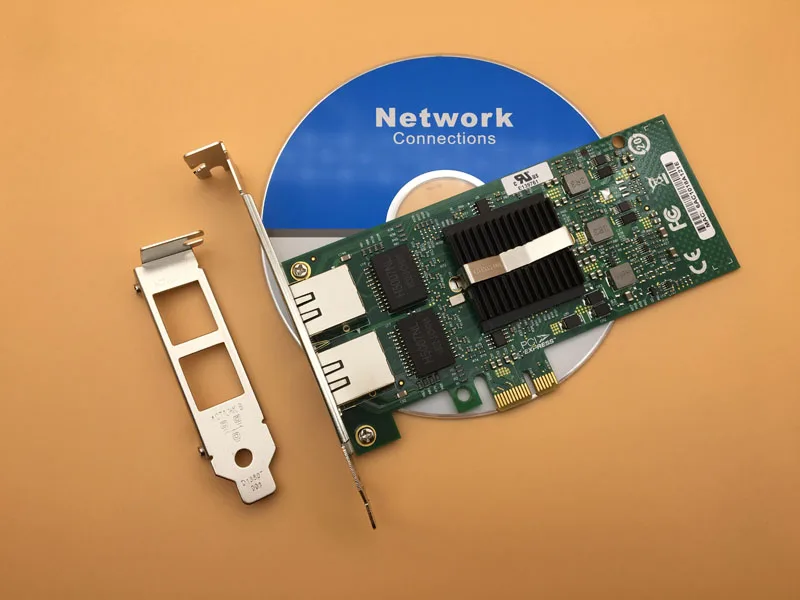 Двухпортовый 1 Гбит/С Чипсет 82576EB PCI-E X4 гигабитный серверный адаптер Сетевая карта NIC