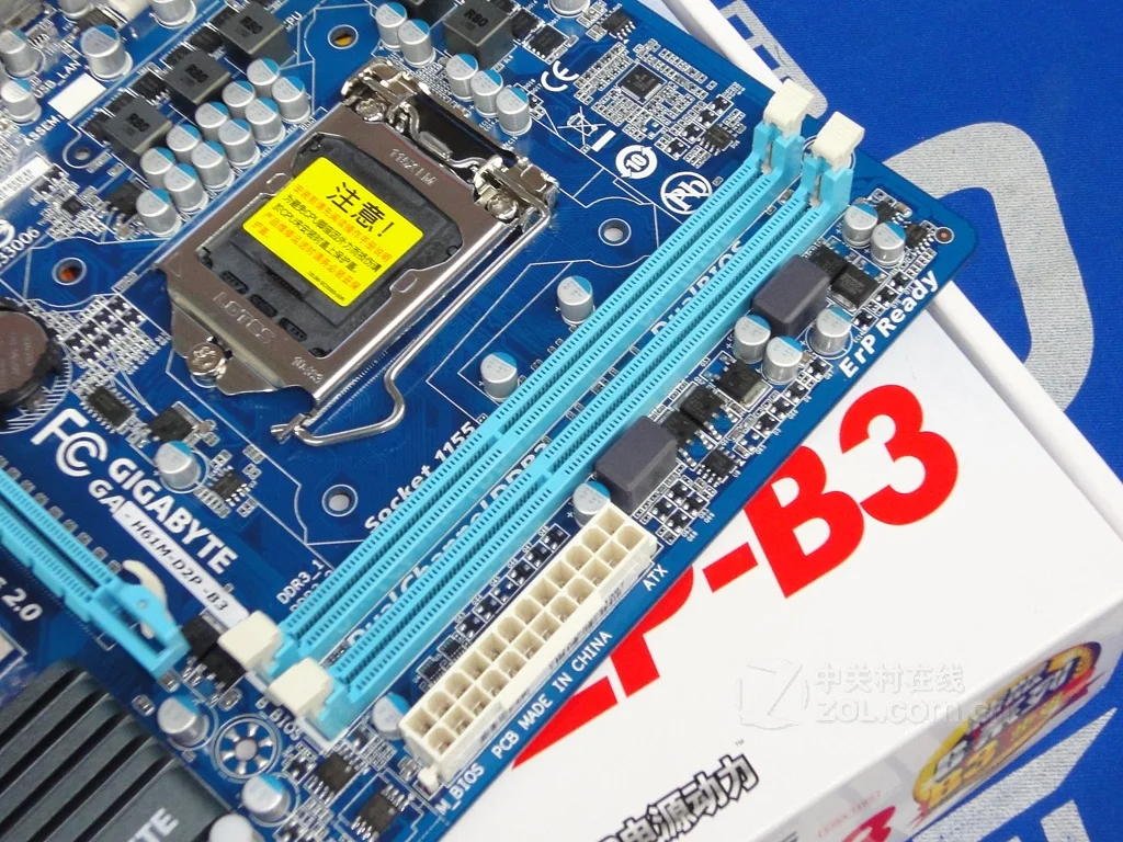 LGA 1155 H61 DDR3 Gigabyte GA-H61M-D2P-B3 материнская плата USB2.0 16G GA H61M D2P B3 настольных SATA II системная плата PCI-E X16 б/у