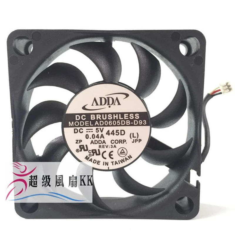 Новый оригинальный 6CM 6015 5V 0.04A AD0605DB-D93 ультра-тихий двойной вентилятор | Компьютеры