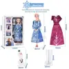 Gift Box! 2022 Disney Frozen Elsa Anna Dolls Sets Frozen 2 1 Princess Doll Toys with Accessories Olfa Sets Girl's Christmas Gift ► Photo 3/6