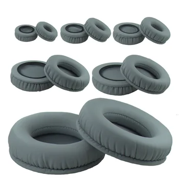 

Gray Soft Protein skin Round Ear Pads Universal Size Earpads for 45/50/55/60/65/70/75/80/85/90/95/100/105/110mm Headphones Model
