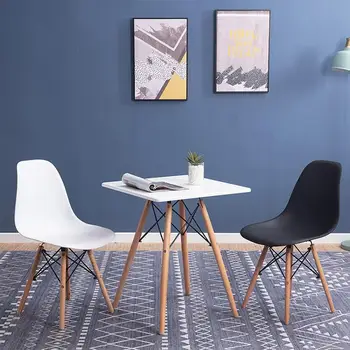 

A Set Of 4 Medieval Dining Chairs Nordic Dining Room Set Table Chair Ome Office Design White Black 1-2 Delivery Days