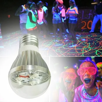 

E27 3W Sterilization Germicidal Led UV Light Bulb Check Money Home Decor Living Room Indoor Outdoor Party Bedroom Fluorescent