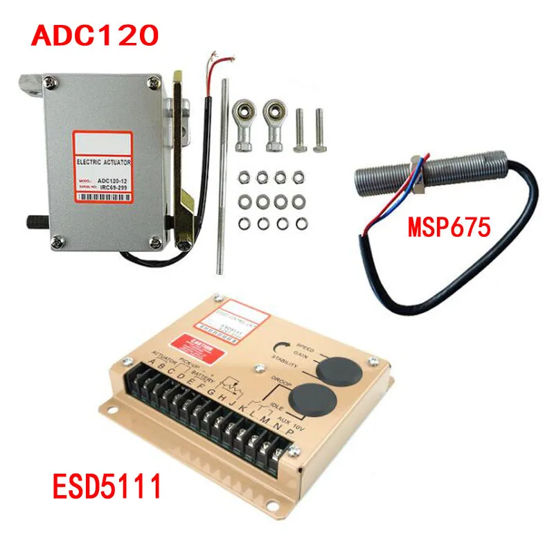 Привод ADC120-24V ADC120-12V дизель-генератор комплект регулятора 1 шт. ADC120 ( 12 В или 24 В) +