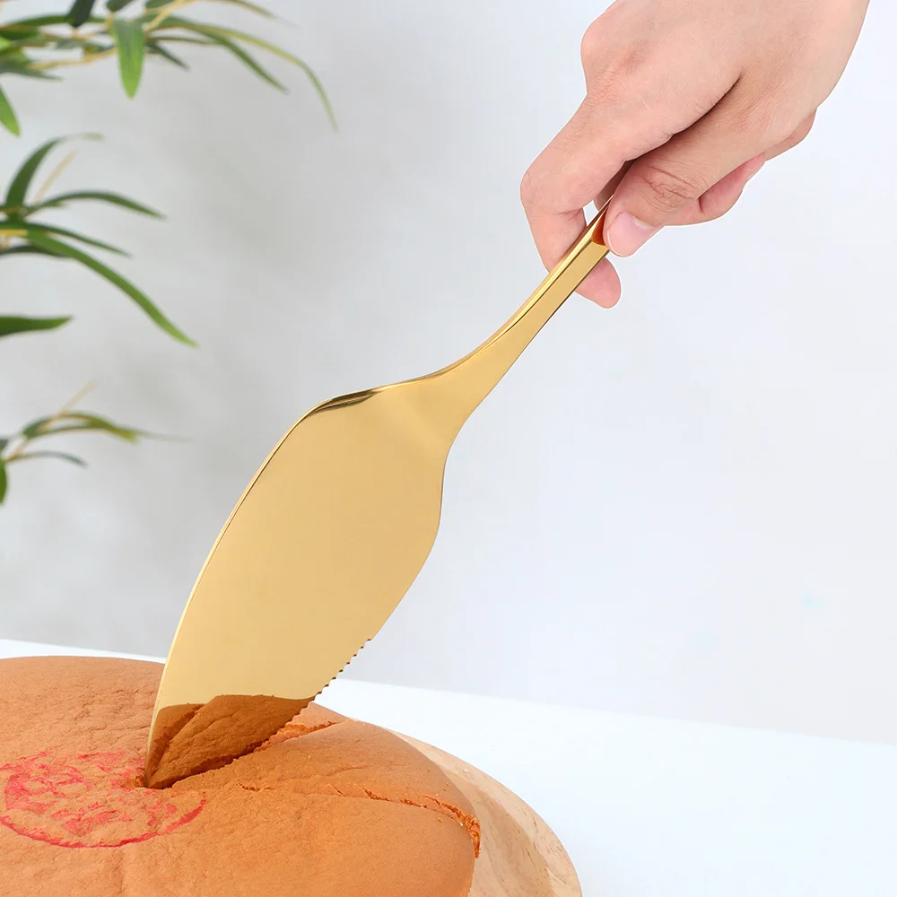 3 In1 Kitchen Knife Set Steel Pizza Shovel Set Metal Dough Scraped Cake Knife Pie Divider Cutter Spatula for Baking Accessories