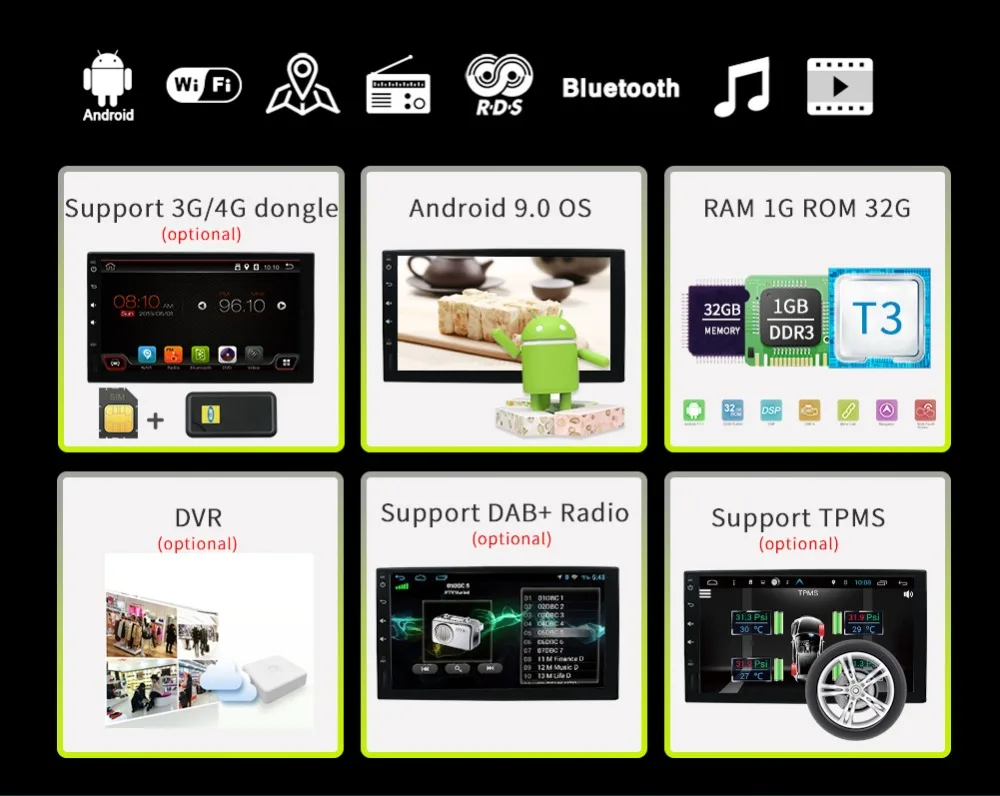 Clearance Bosion 7" 2Din Android 9.0 Car Multimedia Player Car DVD GPS Navigation BT DAB FM USB wifi No dvd Car Radio Free camera 5 Clearance Bosion 7" 2Din Android 9.0 Car Multimedia Player Car DVD GPS Navigation BT DAB FM USB wifi No dvd Car Radio Free camera 5