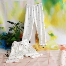 Маленький материал; Xiaofulanke; односторонние брюки из бамбуковой ткани с принтом; детские брюки; Детские воздухопроницаемые брюки; нижнее белье