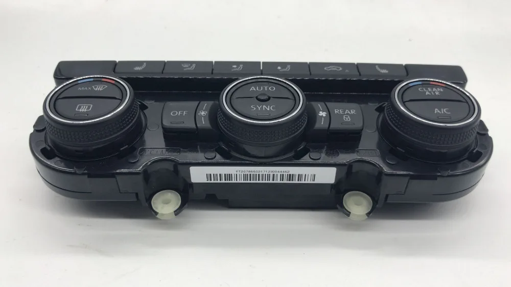 CHESHUNZAI Climatronic Air Condition Control Switch Panel AC Seat Heater air conditionin For VW Passat B7 CC 561 907 044