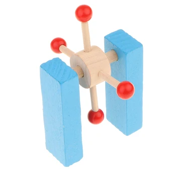 

Kid's Wooden Domino Set - 10 Set Building Blocks Racing Tile Games