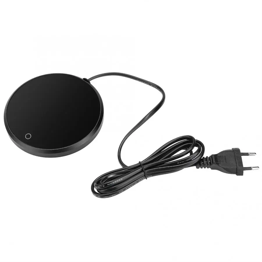 15W Smart Touch Heating Insulation Base Glass Teapot Heater Coffee Milk Juice Warmer Holder Office Water Cup Thermostat