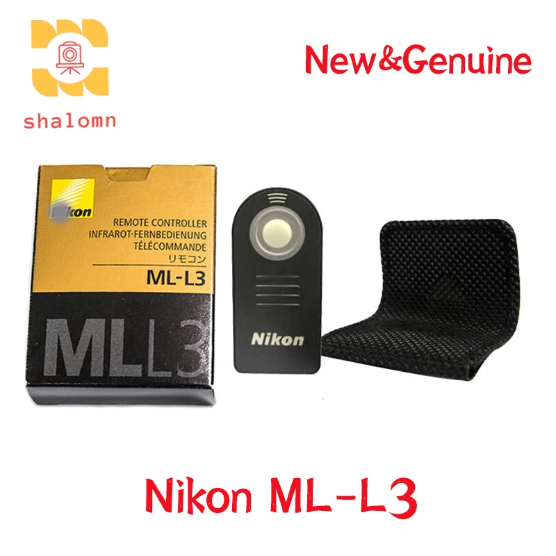 

New Original ML-L3 IR Wireless Remote Control For Nikon D610 D750 D3400 D5300 D5500 D7100 D7500 J1 V1 P7100 Camera