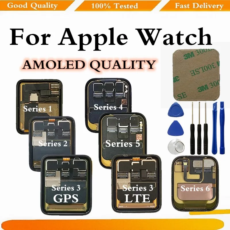 ЖК-дисплей для Apple Watch Series 3 4 5 ЖК-экран iWatch4 сенсорный экран iWatch1 iWatch2 iWatch 6 дисплей |