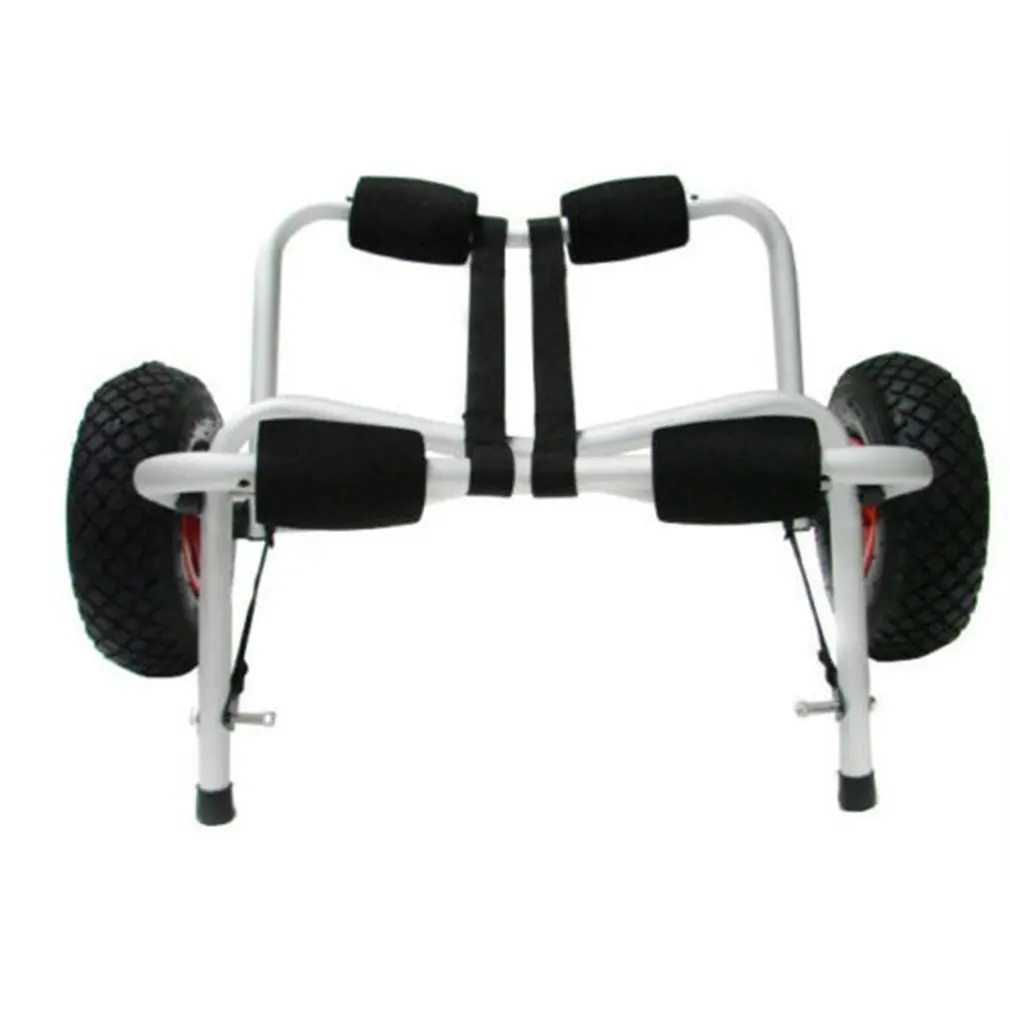 

Aluminum Kayak Trailer Aluminum Kayak Bracket Portable Collapsible Trailer Inflatable Wheel Kayak Cart