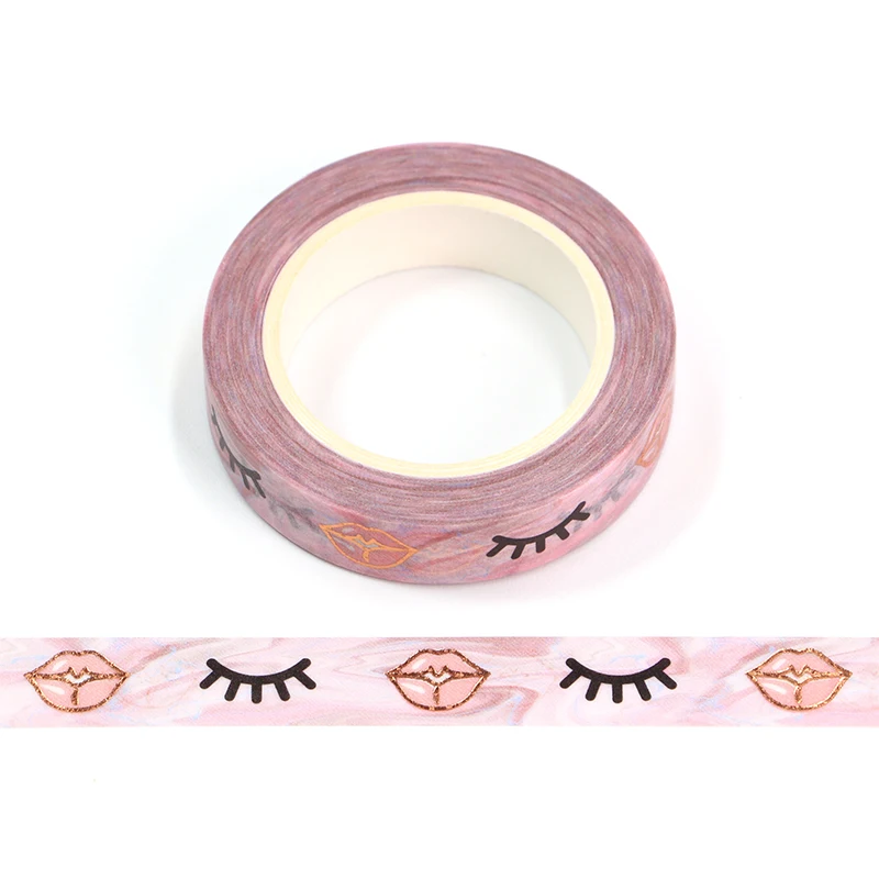 

Лента декоративная из фольги розового цвета, 10 мм х 10 м, 1 шт.