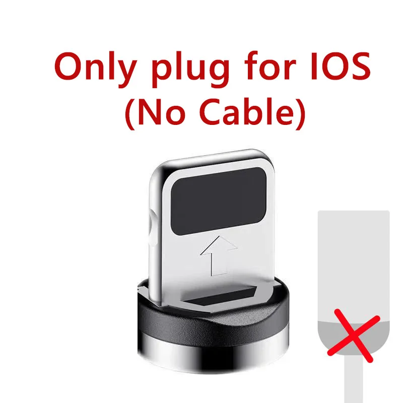 Magnetic Charging Cable with Micro USB & Type C Connectors for Android Mobile Phones