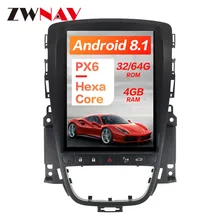 Tesla стиль Android 8,1 автомобиль без DVD плеер gps Навигация стерео для OPEL Vauxhall Holden Astra J 2010-2013 мультимедиа авто блок