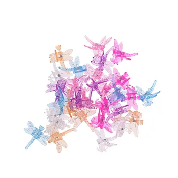 

30Pcs/Bag Plastic Plant Fix Clips Phalaenopsis Clips Garden Support Dragonfly Clips Orchid Grower Flowers Fruit Vine Support