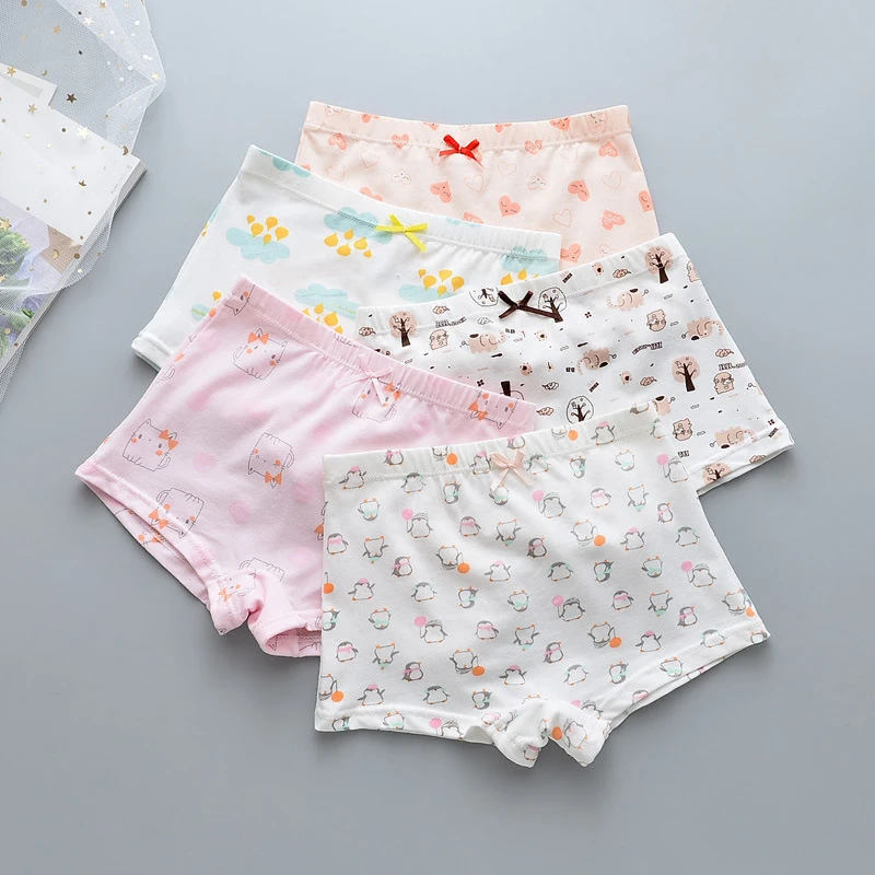 

5Pcs/lot Children Underwears Girls Underpants Girl Briefs Kid Panty Kids Cartoon Boys Child Panties For Boxer Cotton Boy's Baby