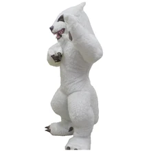 Надувной Карнавальный костюм для Хэллоуина, костюм-талисман в виде волка, унисекс, новинка, маска в виде животного, маскарадный костюм для ролевых игр, вечерние платья для 1,7-1,9 м