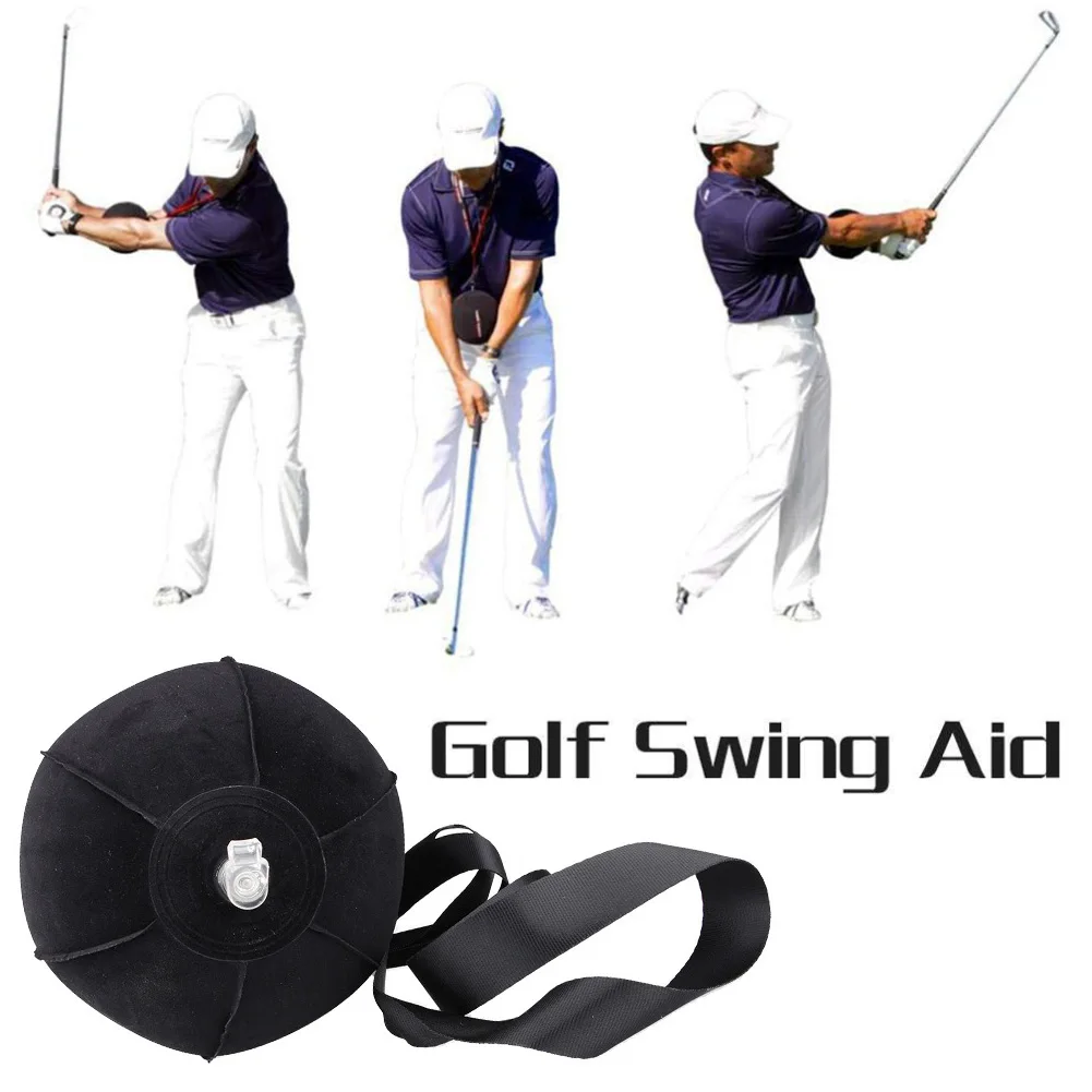 Practice Lightweight Posture Correction PVC Swing Trainer Aid Exercise Intelligent Impact Ball Golf Accessories Sports Beginners