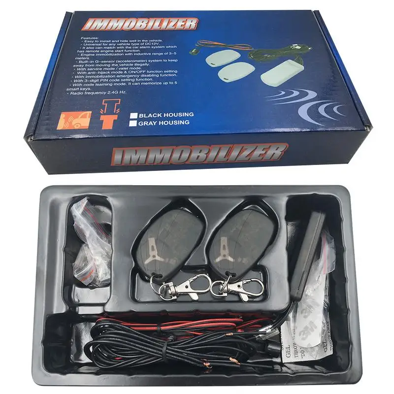 CARCHET 2.4G Engine Hidden Lock Oil Cut And Power Off With Displacement Anti-theft System For Car Vehicle