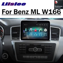 Für Mercedes Benz MB M ML Klasse W166 2012 ~ 2019 Auto Multimedia Player NAVI Drahtlose CarPlay Auto Radio GPS navigation