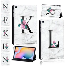 Para samsung galaxy tab s6 lite/tab s7/tab s6/tab s4/s5e tablet caso 26 carta capa de couro anti gota + stylus grátis