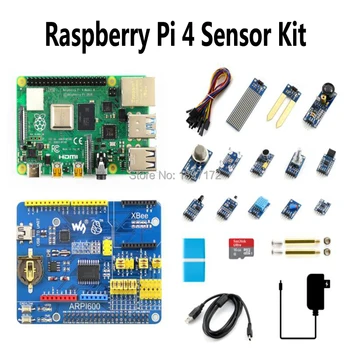 

raspberry pi 4 model b sensor kit, 4B, with 13x popular sensors