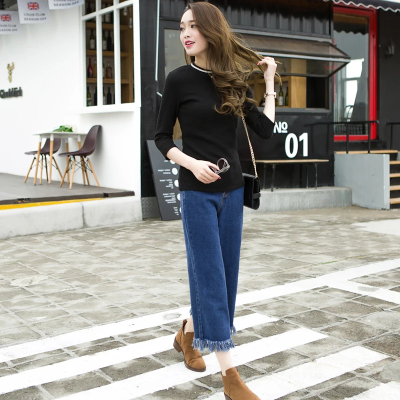 Рисунок 3 - Женские весенние брюки с широкими штанинами