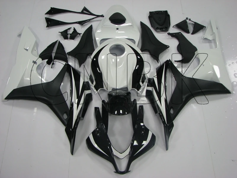 Для CBR 600RR 2007 Abs обтекатель CBR 600 RR 2007 черный белый наборы для тела CBR 600 RR 2007-2008 Обтекатели