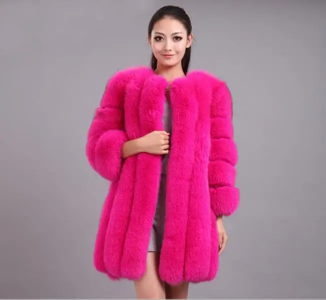 Женская зимняя куртка из искусственного лисьего меха wj1231|faux fur coat|fur coatfur coat brands |