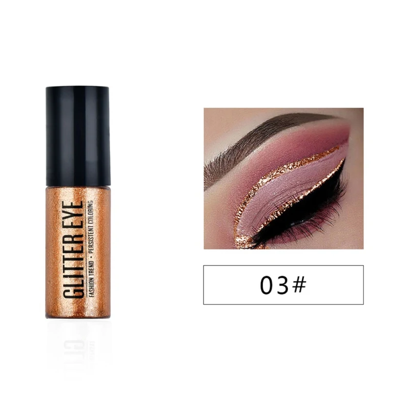 Diamond Luminous Eye Shadow Liquid Set Long-lasting Shiny Brighten Glitter Liquid Eyeshadow Liquid