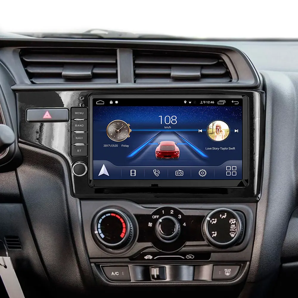 Android 9,0 система автомобиля ips сенсорный экран стерео для Honda fit LHD плеер стерео
