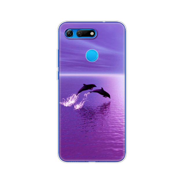 for Huawei Honor View 20 V20 Case TPU Funda Soft Silicone Cover For Honor V20 Capa Cute Animal pattern Silicone Phone