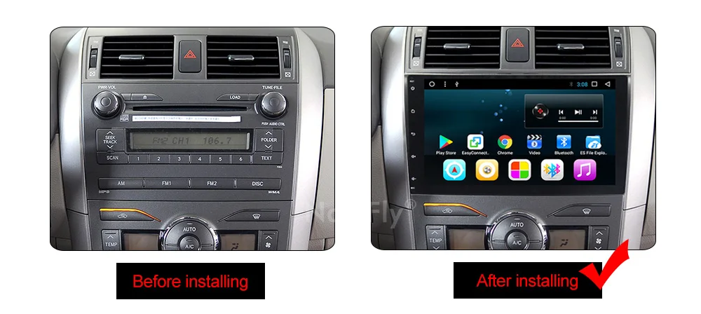 Автомобильный DVD Android система для Toyota Corolla 2008 9 дюймов мультимедийный плеер стерео bluetooth wifi gps навигация поддержка DVR DAB BT