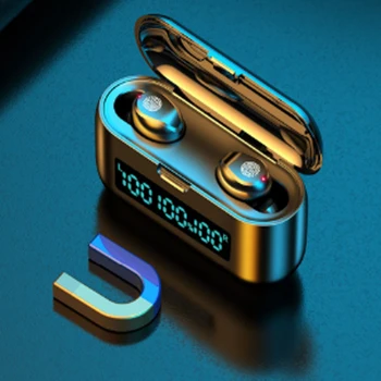

TWS Bluetooth 5.0 Earphones 2000mAh Charging Box Wireless Headphone 9D Stereo Sports Waterproof Earbuds Headsets With Microphone