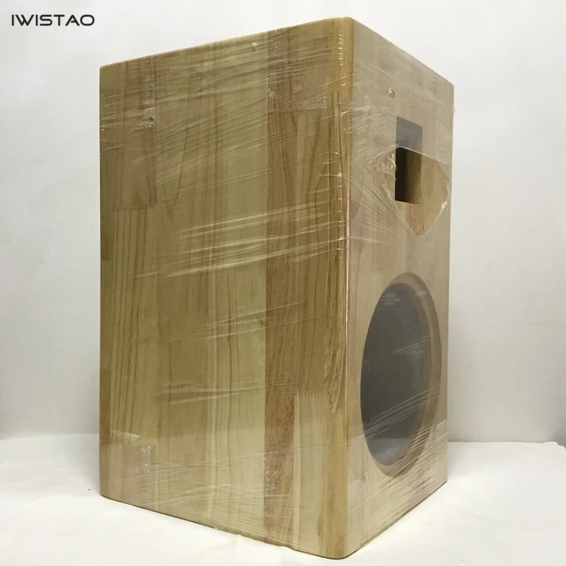 Iwistao HIFI 2 способ герметичный динамик пустой шкаф 8 дюймов 1 пара готовая из чистой твердой древесины для лампового усилителя