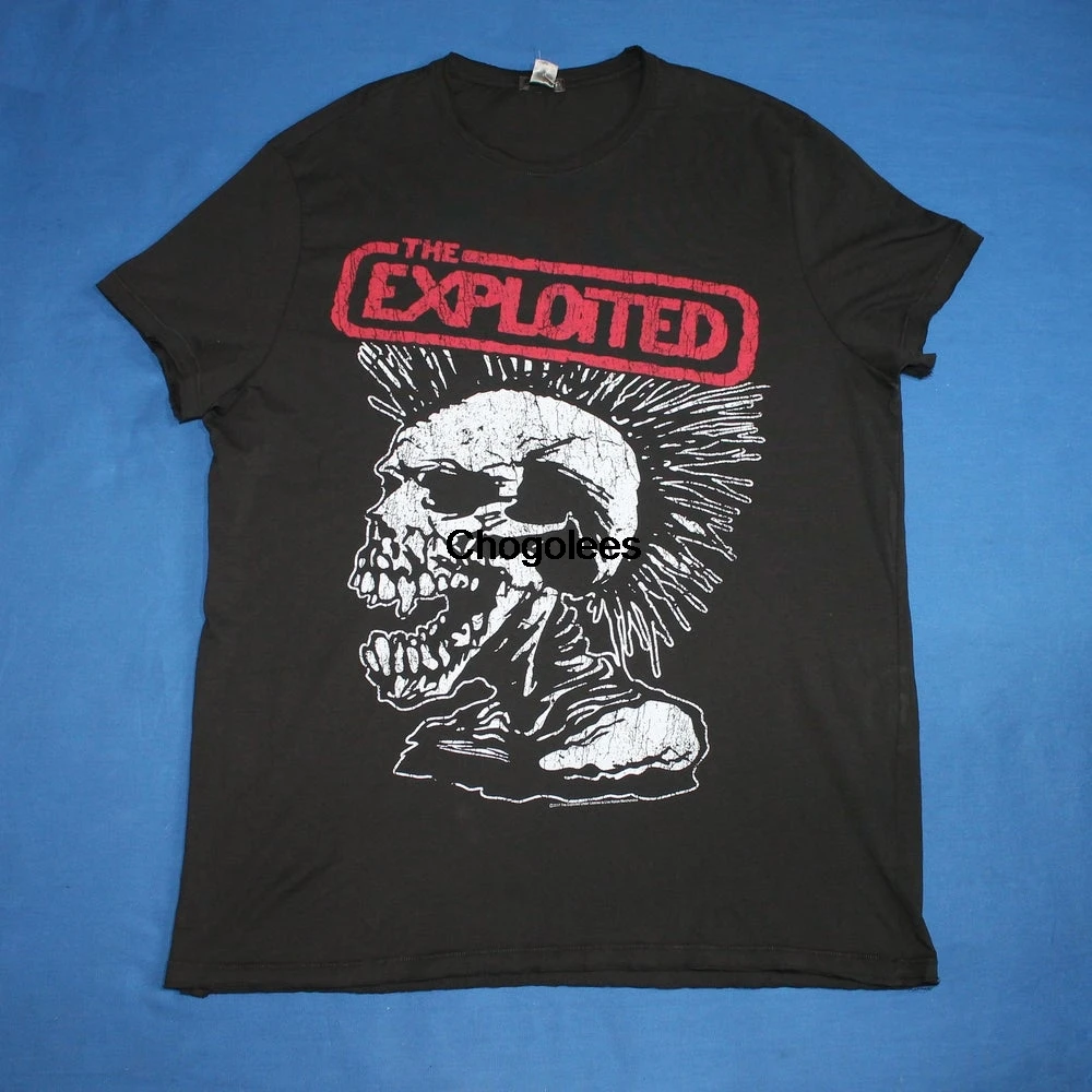 The Exploited рубашка шотландский панк группа хардкор кроссовер thrash Мужская Размер L |