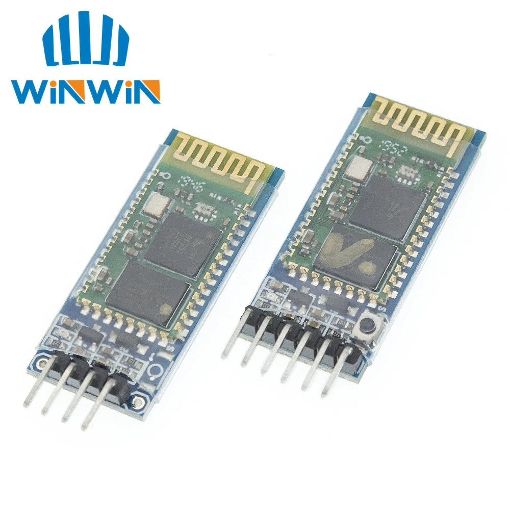 

10pcs HC-05 HC-06 master-slave 6pin/4pin anti-reverse, integrated Bluetooth serial pass-through module, wireless serial