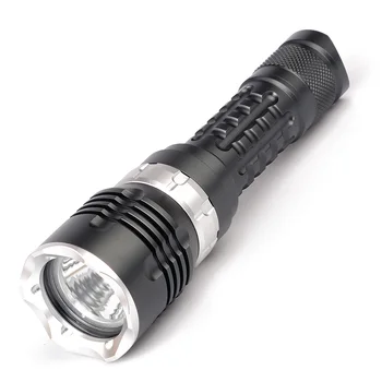 

Hot Sale 1000 Lumens XM L2 IP68 Waterproof 18650 Battery Aluminum Scuba Diving LED Flashlight