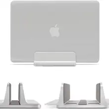 Алюминиевая вертикальная подставка для ноутбука, регулируемая толщина, настольный держатель для ноутбуков, установленная космическая подставка для MacBook Pro/Air