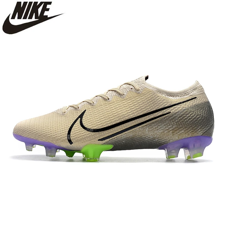 Nike мечта Скорость ртутный пар 13 Elite FG Flyknit 360 Mercurial Superfly Terra пакет низкая футбольные