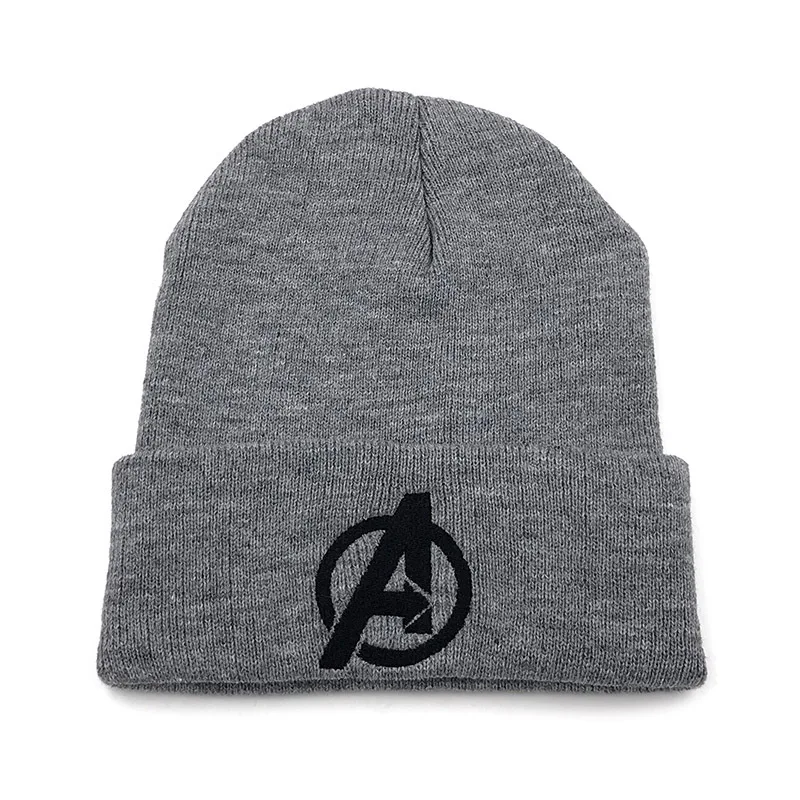 Костюмы для косплея, шапки Marvel, Мстители, Adlut, кепки, регулируемая теплая зимняя шапка, шапочки, подарки на Рождество - Цвет: Grey