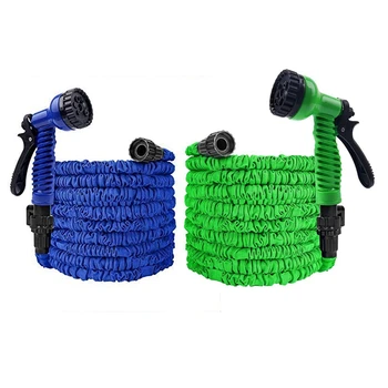 

Garden Hose, 25Ft Water Hose, Expandable Garden Hose with Double Latex Core, Durable Flexible Water Hose Green