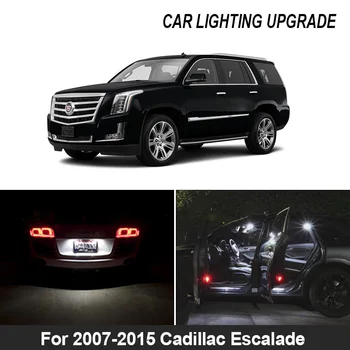 

17x White Canbus Car LED Interior Light Bulbs Kit For 2007-2015 Cadillac Escalade Map Dome Trunk License Plate Door Lamp