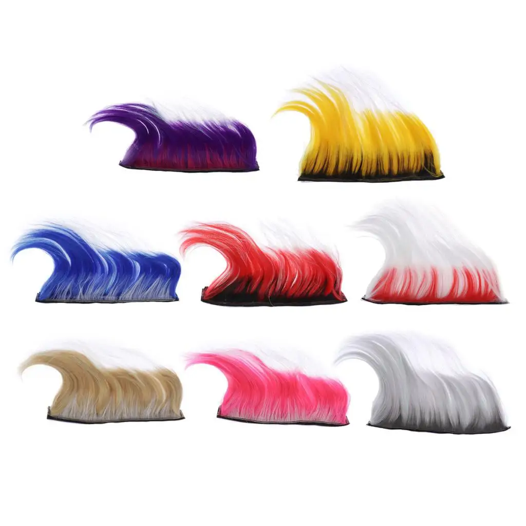 Motorcycle Helmet Adhesive Mohawk, Cool Helmet Decoration and Accessaries