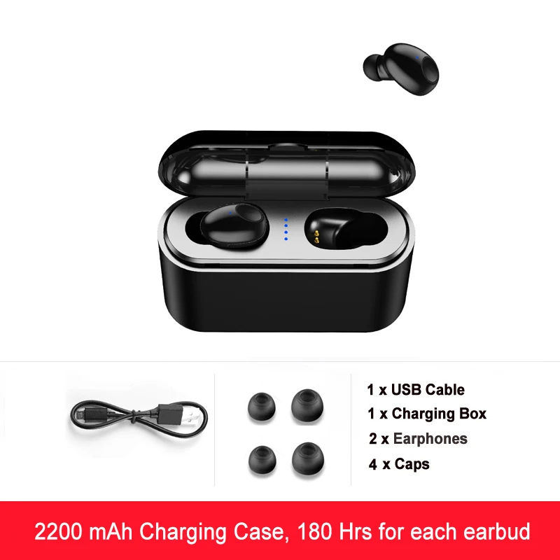 dual black NVAHVA 10 часов Музыка Время Bluetooth вкладыши беспроводные наушники mi ni гарнитура для iPhone Xiao mi Android Сотовые телефоны ТВ ПК вождение автомобиля - Цвет: dual black
