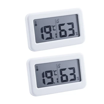 

2PCS Digital Hygrometer Indoor Thermometer with Large Sn with Temperature Humidity Monitor 35ED