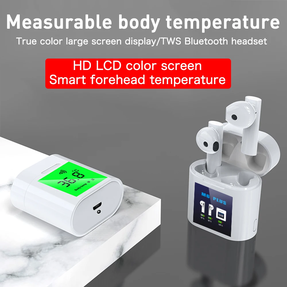 Беспроводные наушники M6 Plus TWS Bluetooth 5 0 для Xiaomi Airdots Pro 2 настоящая беспроводная